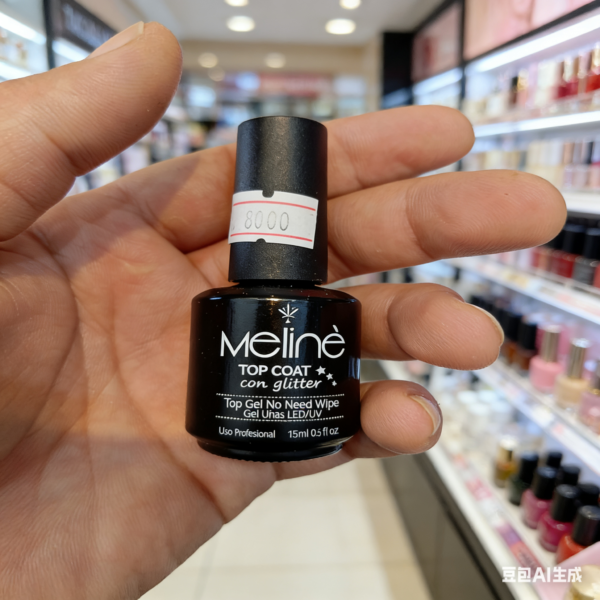 Meline top coat con glitter-241028