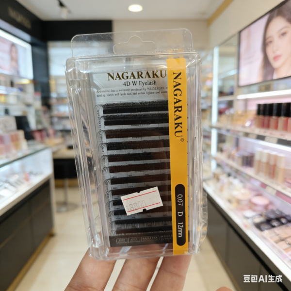 Pestaña 4D w eyelash 0.07D 12mm