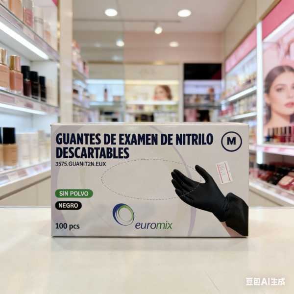 Guantes nitrilo 100unida M