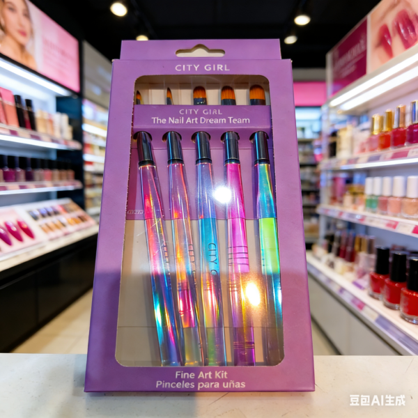 Kit de Arte de Uñas "The Nail Art Dream Team" CITY GIRL (5 Piezas)   141996