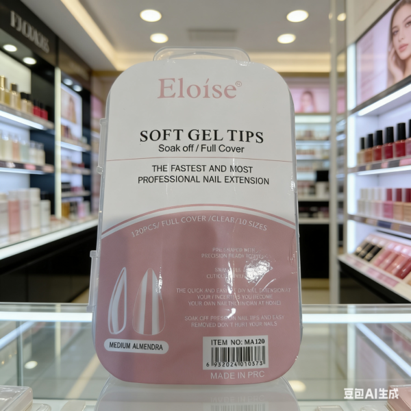 Soft gel tips medium almendra -010373