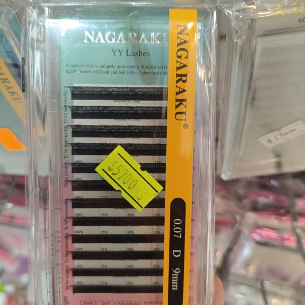 Pestaña nacaracu YY Lashes 0.07D 9mm