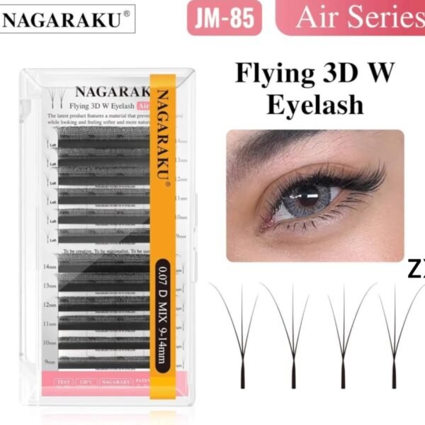 Pestaña flying 3d W eyelash 0.07D mix 9-14mm