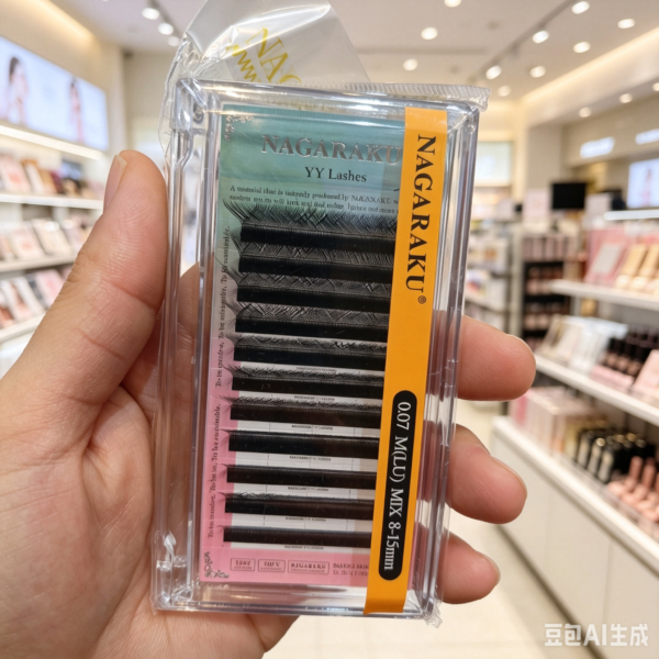 Pestaña nacaracu YY lashes 0.07D M Lu mix 8-15mm